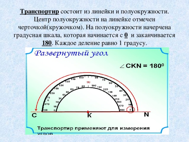 Чему равна градусная мера ksl. Деление транспортира. Градусная полуокружность. Интересные факты про транспортир. Полуокружность равна.