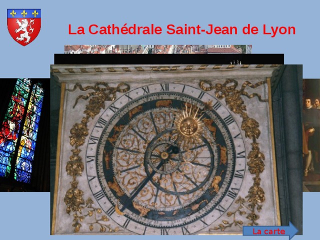 La Cathédrale Saint-Jean de Lyon La carte